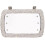 5Pcs Car Makeup Mirror Silver Glass Plastic Clamp-on for Visor Use 2
