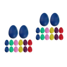 30Pièces Jouets Percussions Oeufs Plastique Colorés Pour Enfants
