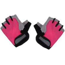2Pairs Half Finger Gloves Pink Breathable Gloves for Riding and Biking