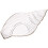 4Pcs Transparent Glass Fruit Plates Conch Shaped Decorative Snack Dish 2