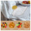 4Pcs Transparent Glass Fruit Plates Conch Shaped Decorative Snack Dish 10