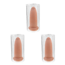 3Sets Chocolate Clay Fish Spawning Cone Breeding Bucket for Aquarium