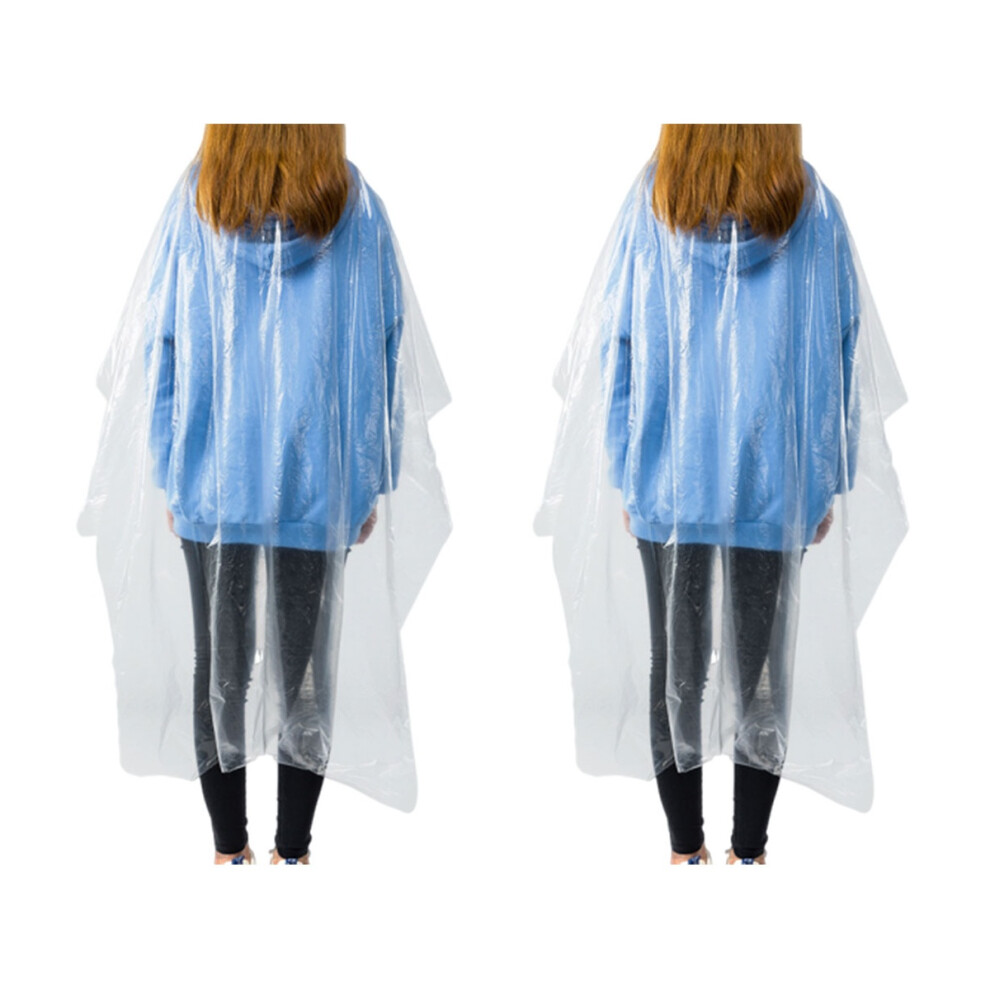 Happyyami 4Packs Disposable Hair Dye Shawl Transparent Waterproof Haircut Mat