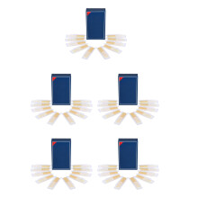 50Pcs Professional Sax Reeds 2.5 Strength Dark Blue for Saxophone
