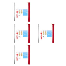 4Sets Durable Stainless Steel Flute Assorted Color for Beginners