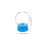 18Pcs DIY Blue Plastic Snow Globe Display Domes for Christmas Decor 2