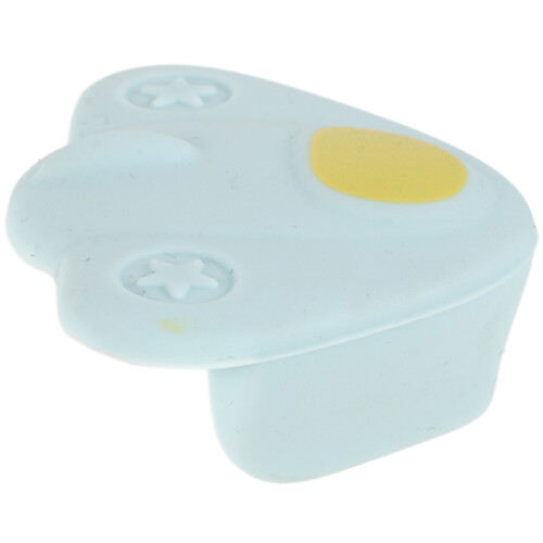 2Pcs Silicone Corner Protectors for Desks Soft Sky-Blue Airplane Style 1