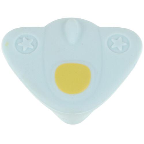 2Pcs Silicone Corner Protectors for Desks Soft Sky-Blue Airplane Style 2