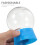 18Pcs DIY Blue Plastic Snow Globe Display Domes for Christmas Decor 7