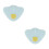 2Pcs Silicone Corner Protectors for Desks Soft Sky-Blue Airplane Style 6