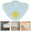 2Pcs Silicone Corner Protectors for Desks Soft Sky-Blue Airplane Style 9