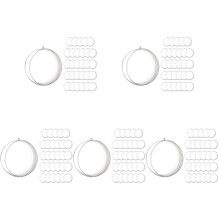 150 Pcs Clear Fillable Ornament Balls Hanging Aquarium Floats