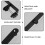 4Pcs Sturdy Black Iron Folding Shelf Brackets Adjustable for Pegboards 7