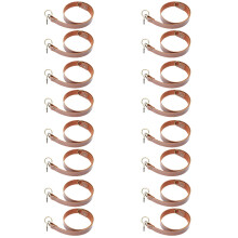 16Sets Curtain Buckles Coffee Curtain Fixing Straps