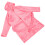 3Pièces Robes De Chambre Rose Flanelle À Pour - 2