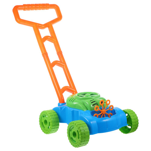 2Pcs Bright Color Automatic Bubble Mower for Toddlers