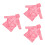 3Pièces Robes De Chambre Rose Flanelle À Pour - 5