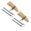 4Pcs Sturdy Black Iron Folding Shelf Brackets Adjustable for Pegboards 11