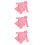 3Pièces Robes De Chambre Rose Flanelle À Pour - 8