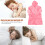 3Pièces Robes De Chambre Rose Flanelle À Pour - 10