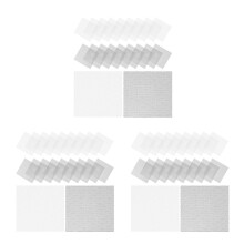60Pcs Durable Plastic Mesh Sheets for Mask Eye Craft and Costume