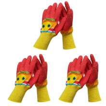 3 Pairs Kids Gardening Gloves Protective Tool For 3-5 Years Old