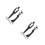 2Pièces Panneaux De De Bain Unisexe En Noir Durable 4