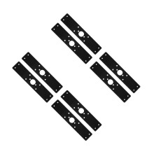 8Pcs Black Plastic Fishing Rod Mount Base for Kayak Canoe Rod Holder