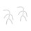 2Pcs DIY Doll Skeleton White Plastic Movable Puppet Frame for Decor 1