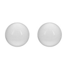 2Pcs White Crystal Ball for Photography Props and Feng Shui Collection