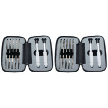 24Pcs Glasses Repair Kit Grey Lightweight Nose Pads Screwdriver Set