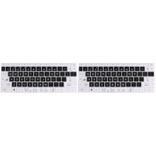 2 Pcs Silicone Keyboard Cover For Laptop With Color Printing