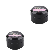 2Pcs Black Nail DIY Drill Glue Gel Manicure Point Drill Sticking Tool