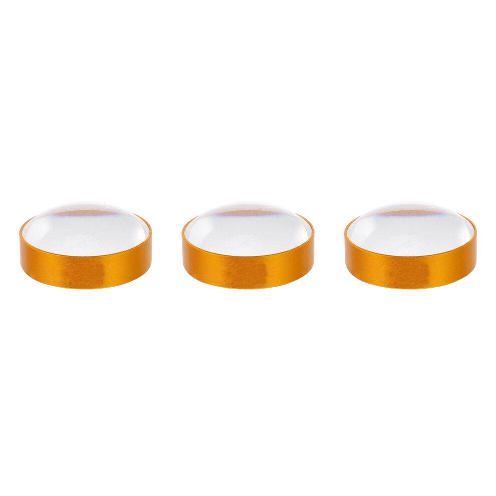 Happyyami 3Pcs Simple Round Magnifying Glass Tool For Experiments And Reading