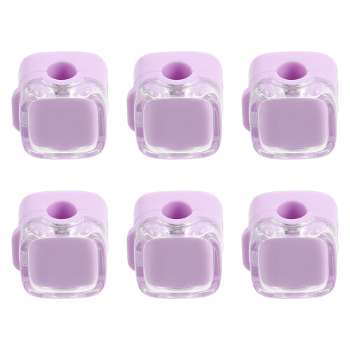 30Pièces Supports Câbles Violet Autocollants Usage Maison 2