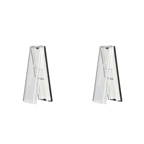 2Pcs Portable Transparent Oboe Reed Case Ventilated ABS Reed Organizer