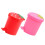 2Pcs Convenient PP Household Trash Buckets Multi-Color Desktop Use 1