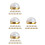 40 Pcs Bridal Veil Weights Magnetic Double Sided Artificial Pearls 9