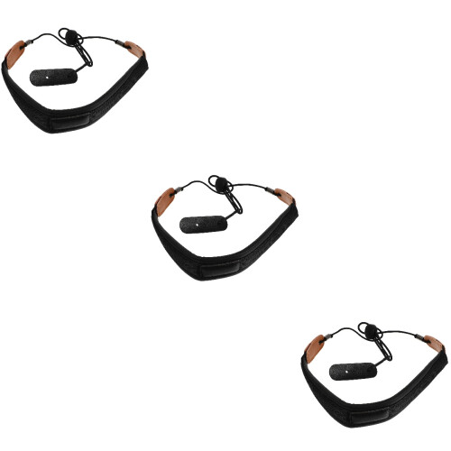 3Pcs Black Saxophone Fixing Strap Comfortable Harness