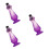 3Pcs Resin Scrapbooking Stamper Handles Comfortable Replacement 1