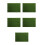 5Pcs Green DIY Artificial Grass Rug for Patio Balcony Wall Decor 5
