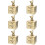 6Pcs Golden Baby Teeth Keepsake Box with Bear Design Portable Storage 1