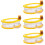 4Pcs Miniature Wind-Up Car Storage Box with Transparent Plastic Design 1