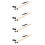 8Paren Paar Marimba Mallets Gekleurd Professioneel Speelcomfort 1