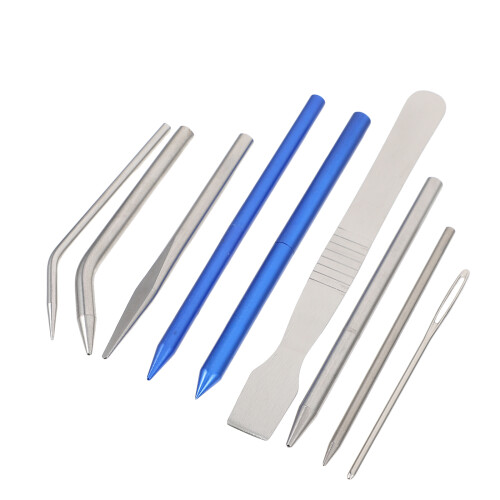 1Set Durable Blue Paracord Braiding Needle DIY Bracelet Lacing Tool