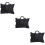 3Pcs Lightweight Waterproof Canvas Drawing Board Storage Bags Black 1