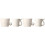 4Pcs White Ceramic Mug with Creative Animal Design for Milk Coffee 1
