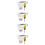 4Sets Assorted Color Steel Wire Rope Kit with Thimble for Hanging 9