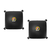 2Pièces Coussin De Frappe Murale Noir Pour Boxe Kickboxing