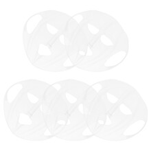10Pcs Reusable White Silicone Steam Mask for Daily Skin Nourishment